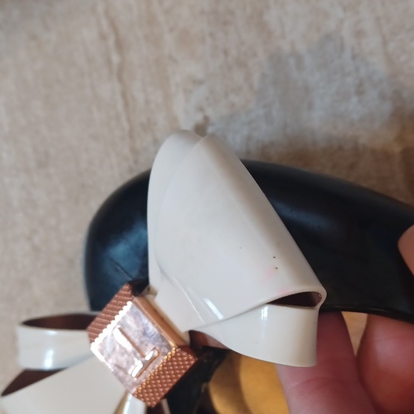 Ted Baker London Adorable Julivia Bow Jelly Ballet Flats - Picture 9 of 10